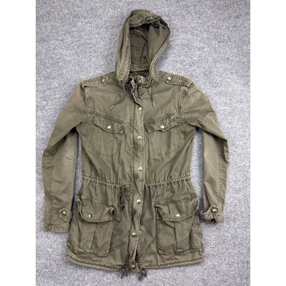 Talula Jacket Womens XS Hooded Utility Parka‎ Drawstring Pockets Extra Small